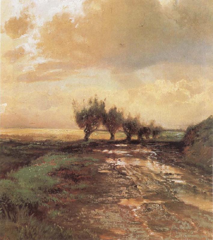 Alexei Savrasov A Country Road China oil painting art